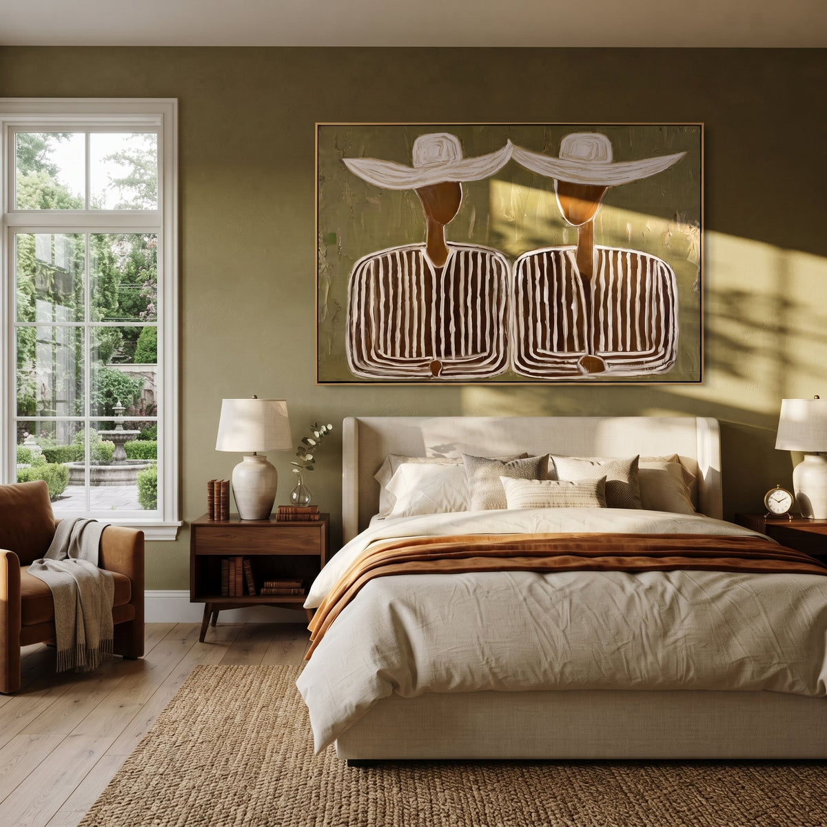 Wide Hats Join Silence - Vintage Americana wall art image 4