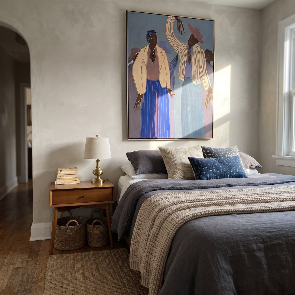 Four Figures Raise Rhythm - Vintage Americana wall art image 4