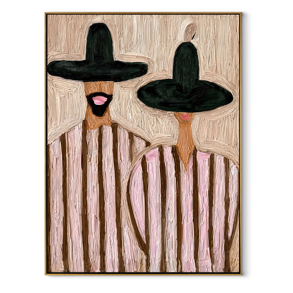 Black Brims Frame Blush - Vintage Americana wall art image 2