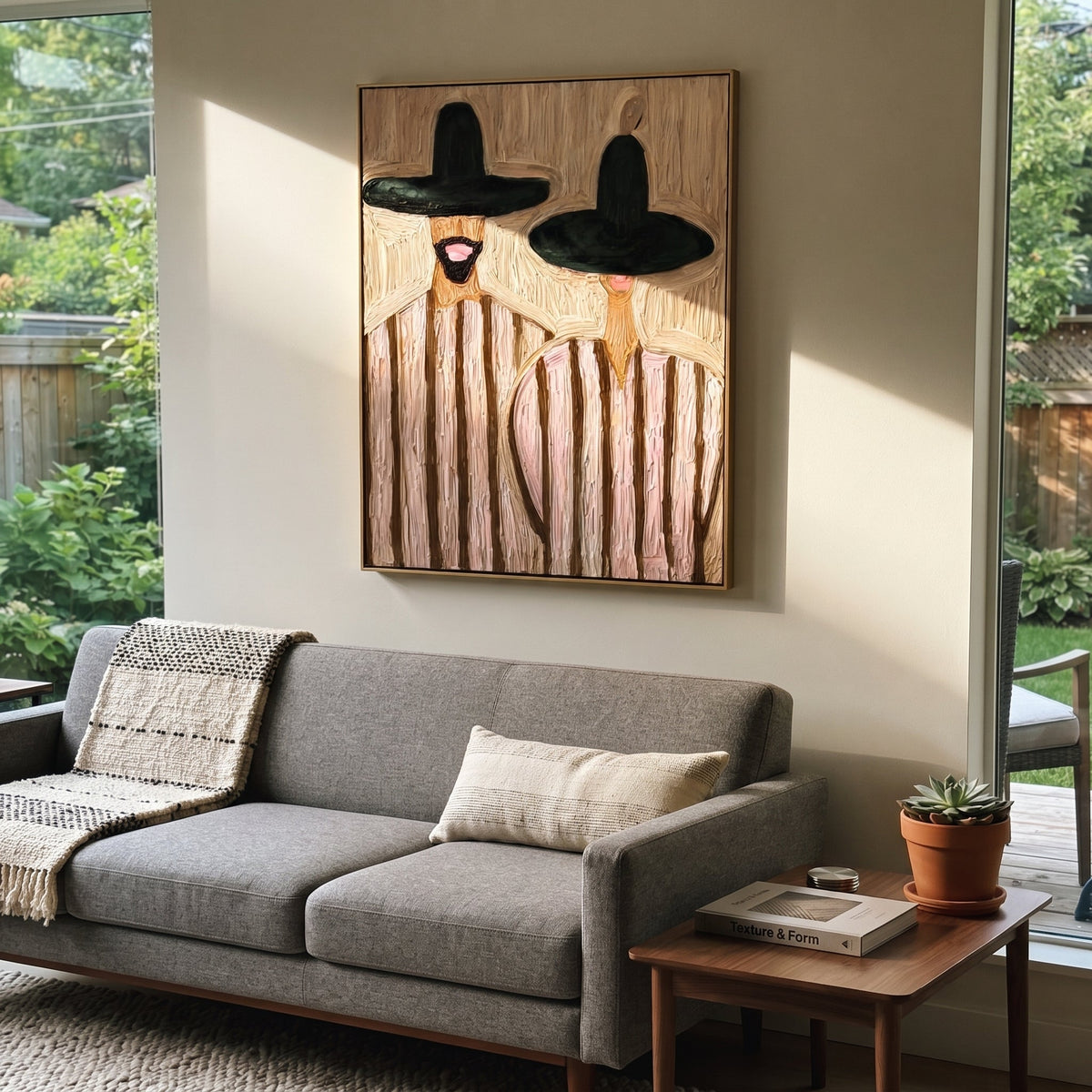 Black Brims Frame Blush - Vintage Americana wall art image 3