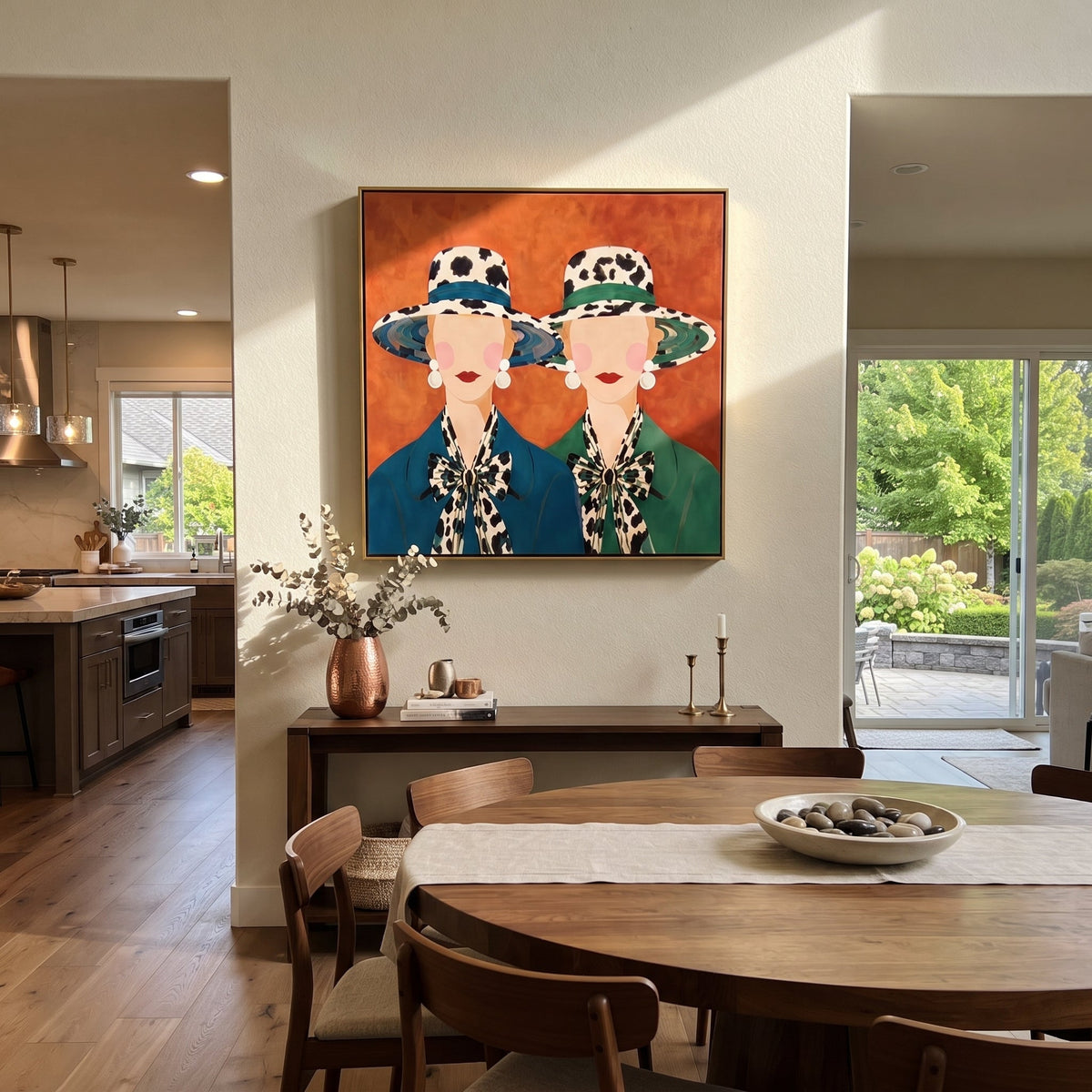 Spotted Brims Meet Terra - Vintage Americana wall art image 3