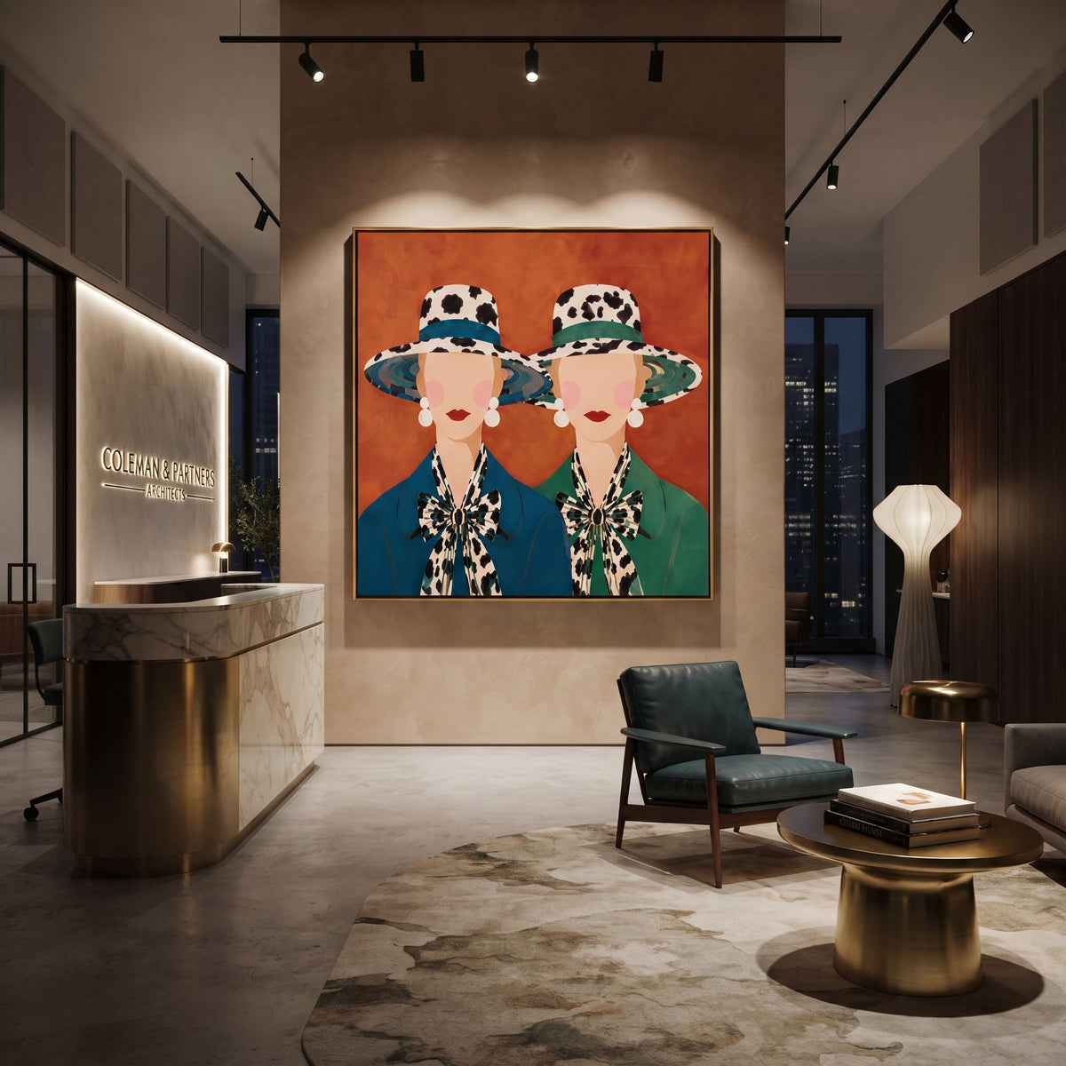 Spotted Brims Meet Terra - Vintage Americana wall art image 6
