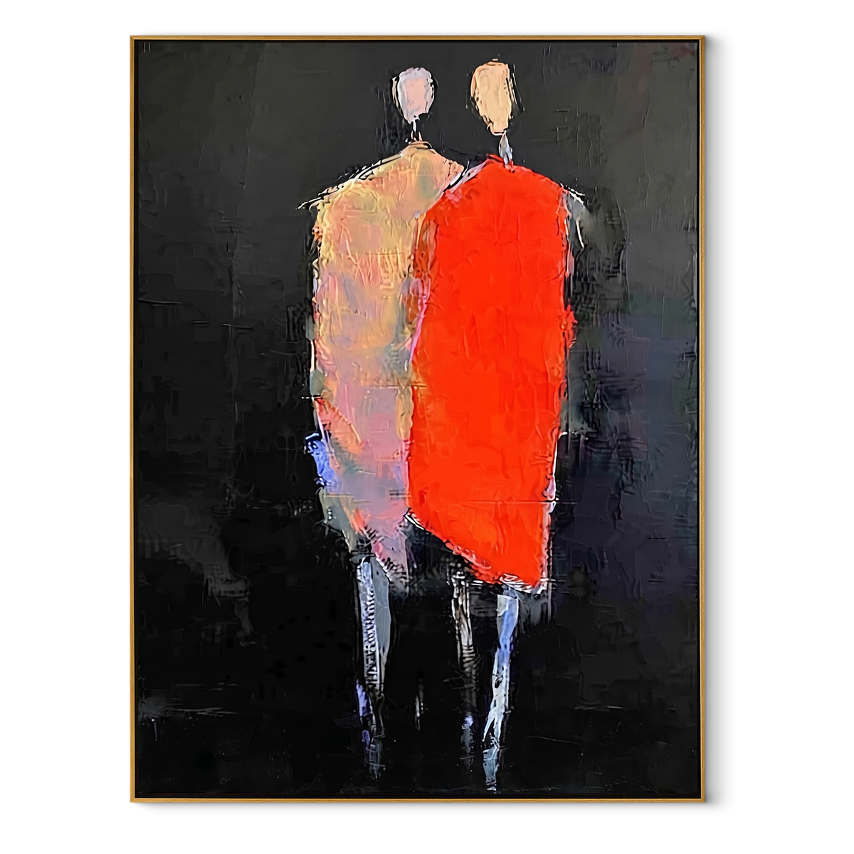 Red Figure Guards Shadow - Vintage Americana wall art image 2