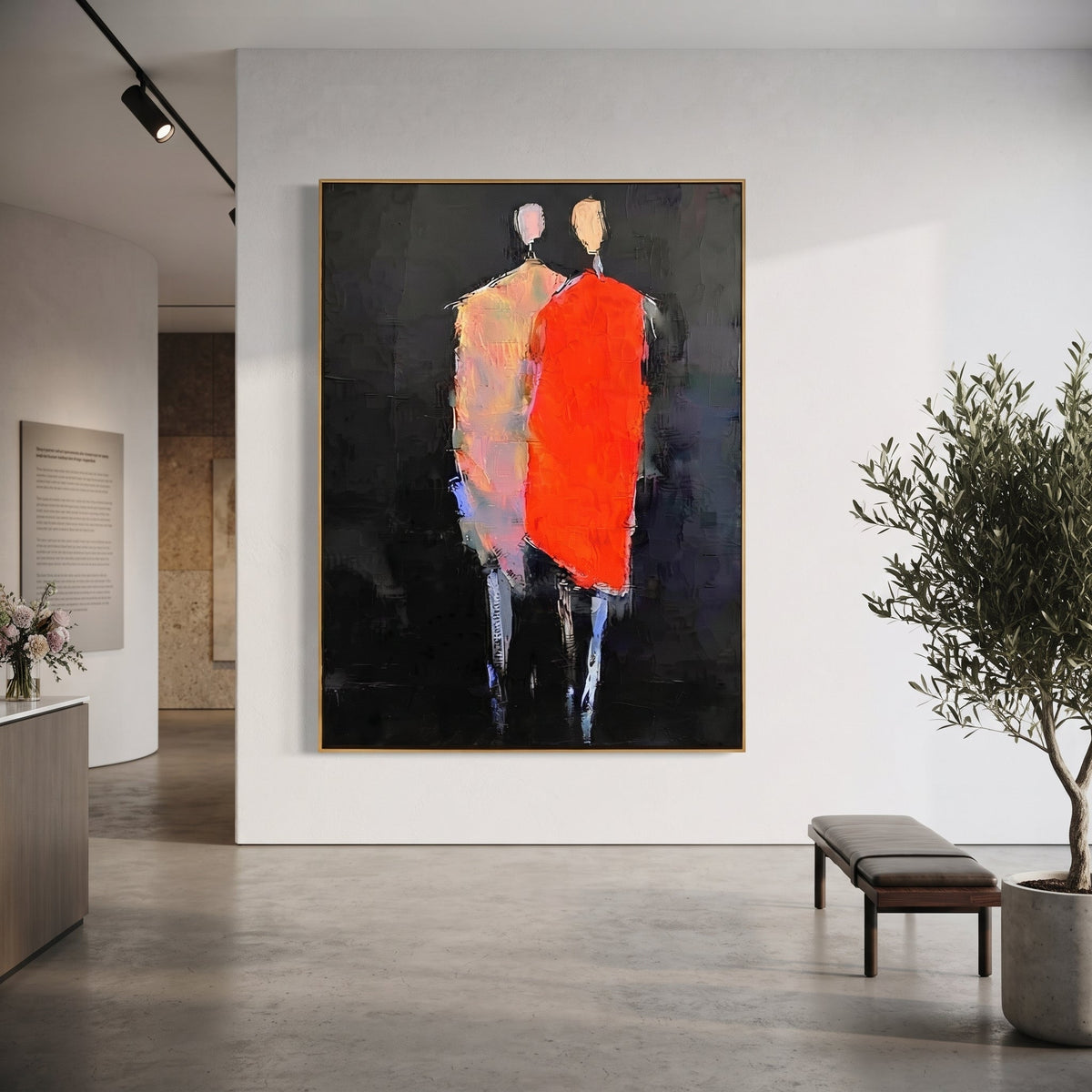 Red Figure Guards Shadow - Vintage Americana wall art image 6