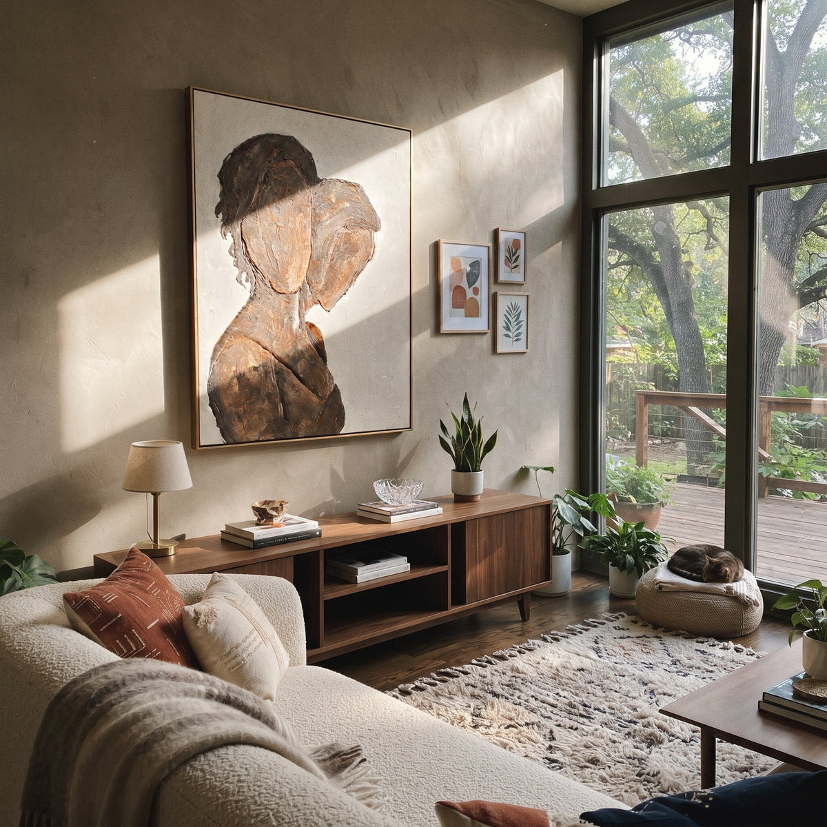 Two Profiles Share Bronze - Vintage Americana wall art image 6