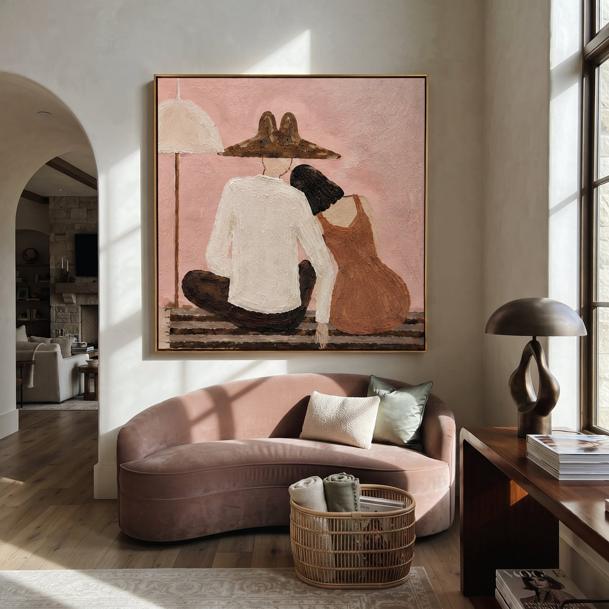 White Shirt Calms Blush - Vintage Americana wall art image 6