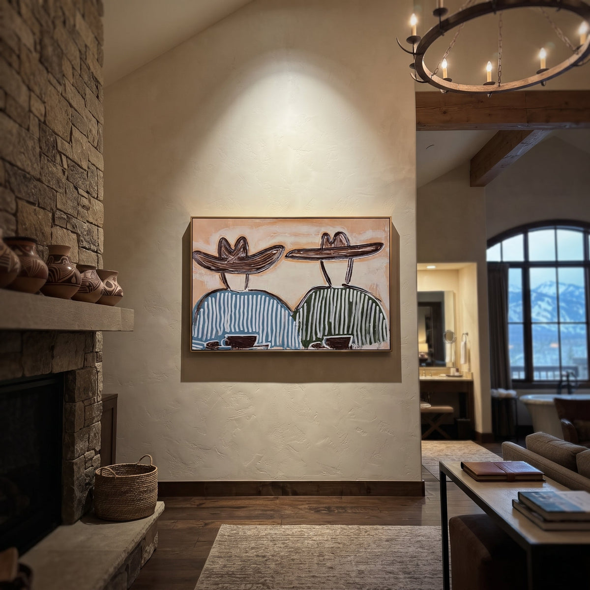 Two Bowls Hold Morning - Vintage Americana wall art image 4