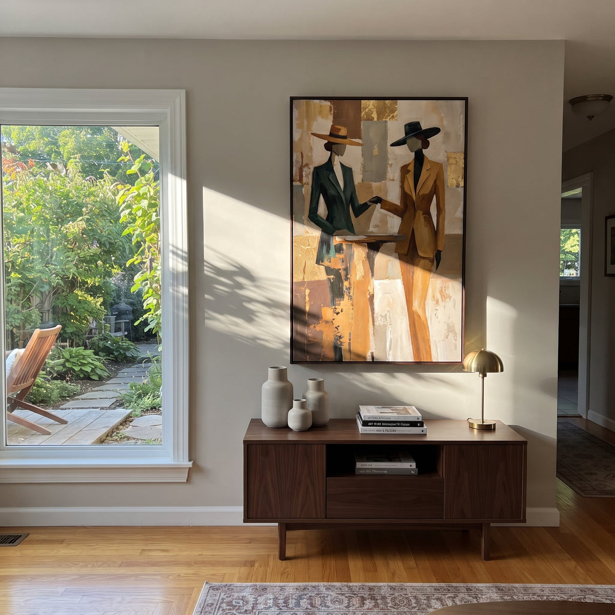 Two Suits Trade Quiet - Vintage Americana wall art image 5