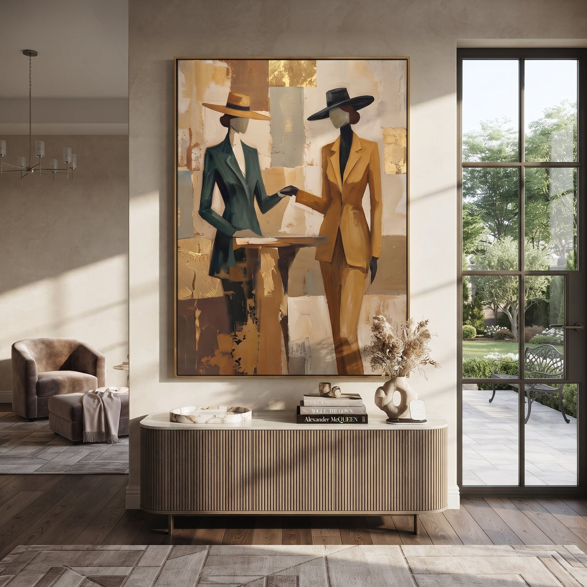 Two Suits Trade Quiet - Vintage Americana wall art image 6
