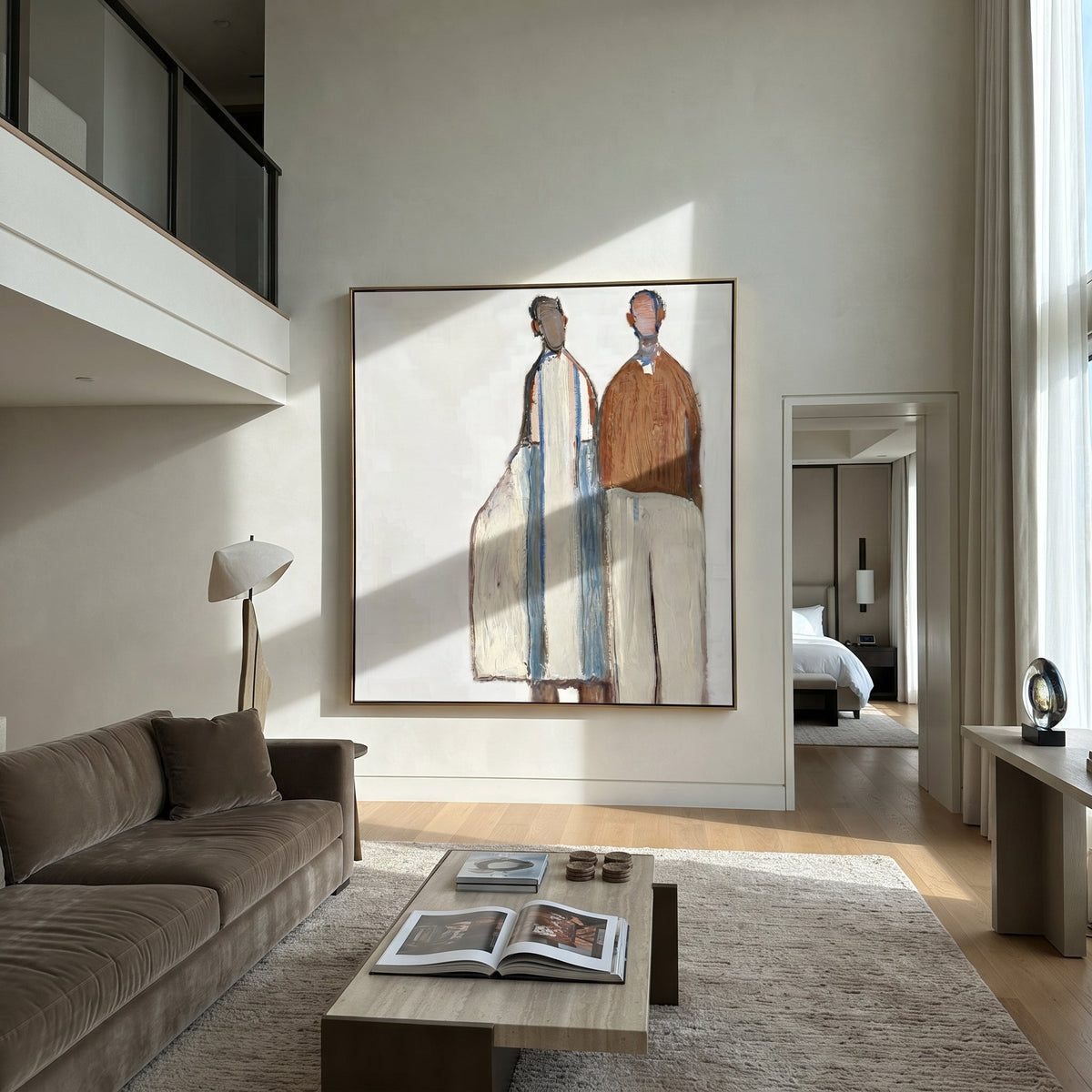 White Forms Hold Distance - Vintage Americana wall art image 6