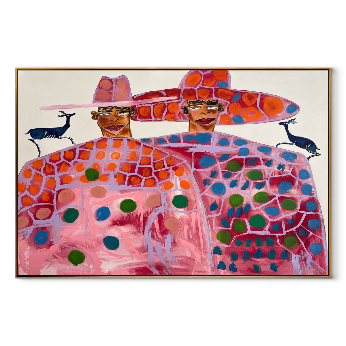 Pink Pattern Fills Silence - Vintage Americana wall art image 2