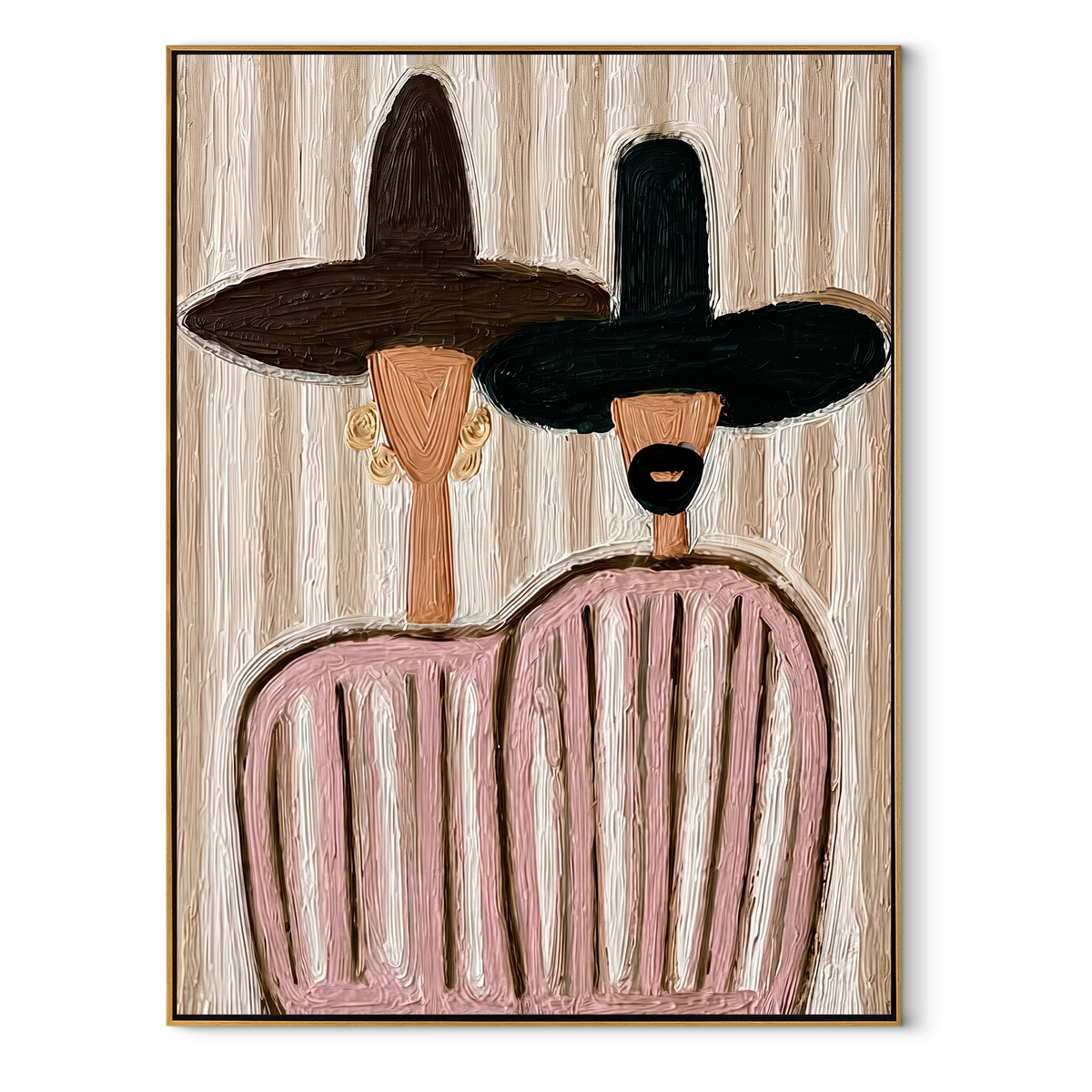 Dark Brims Share Blush - Vintage Americana wall art image 2