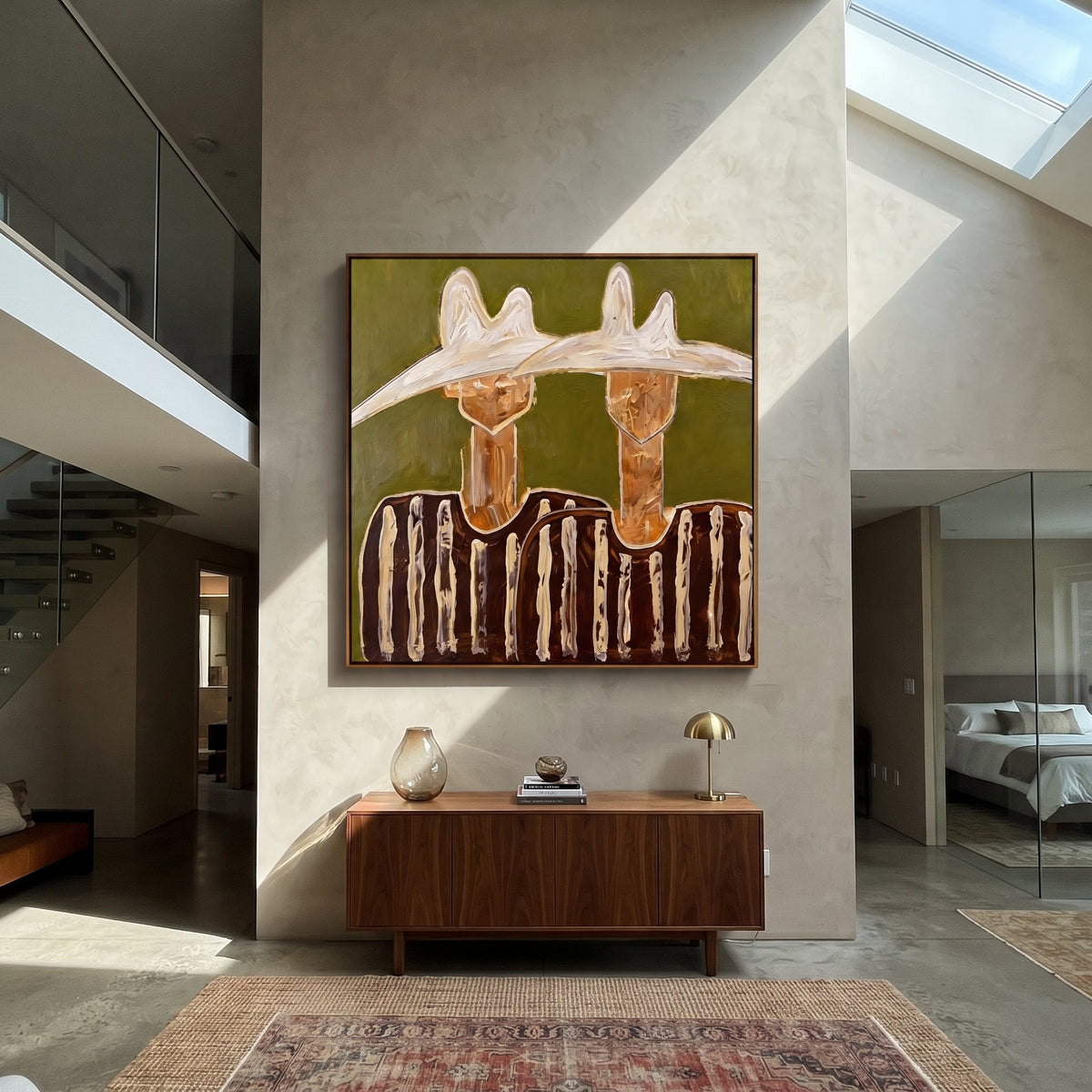 Twin Peaks Crown Stripes - Vintage Americana wall art image 5