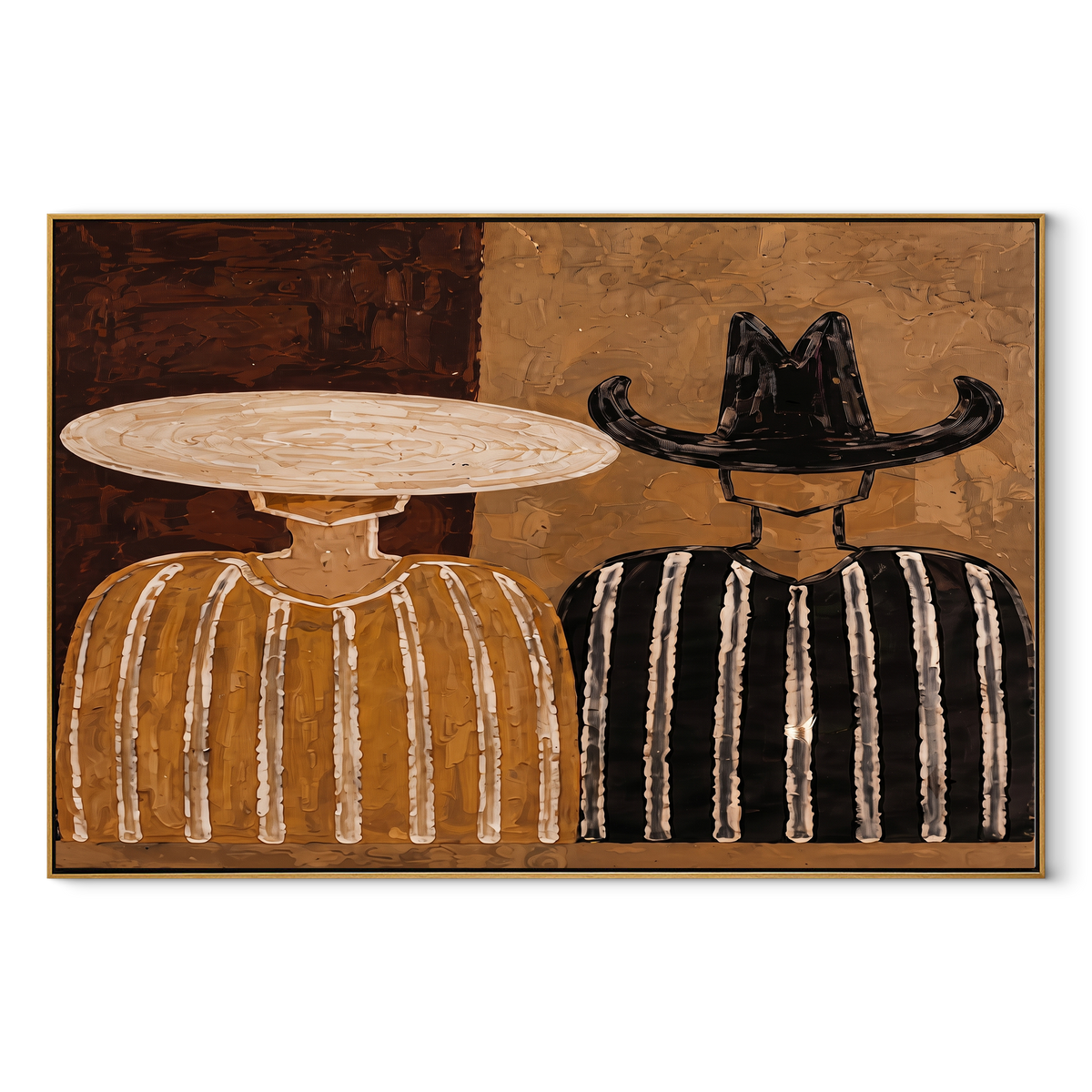 Pale Hat Meets Black - Vintage Americana wall art image 2