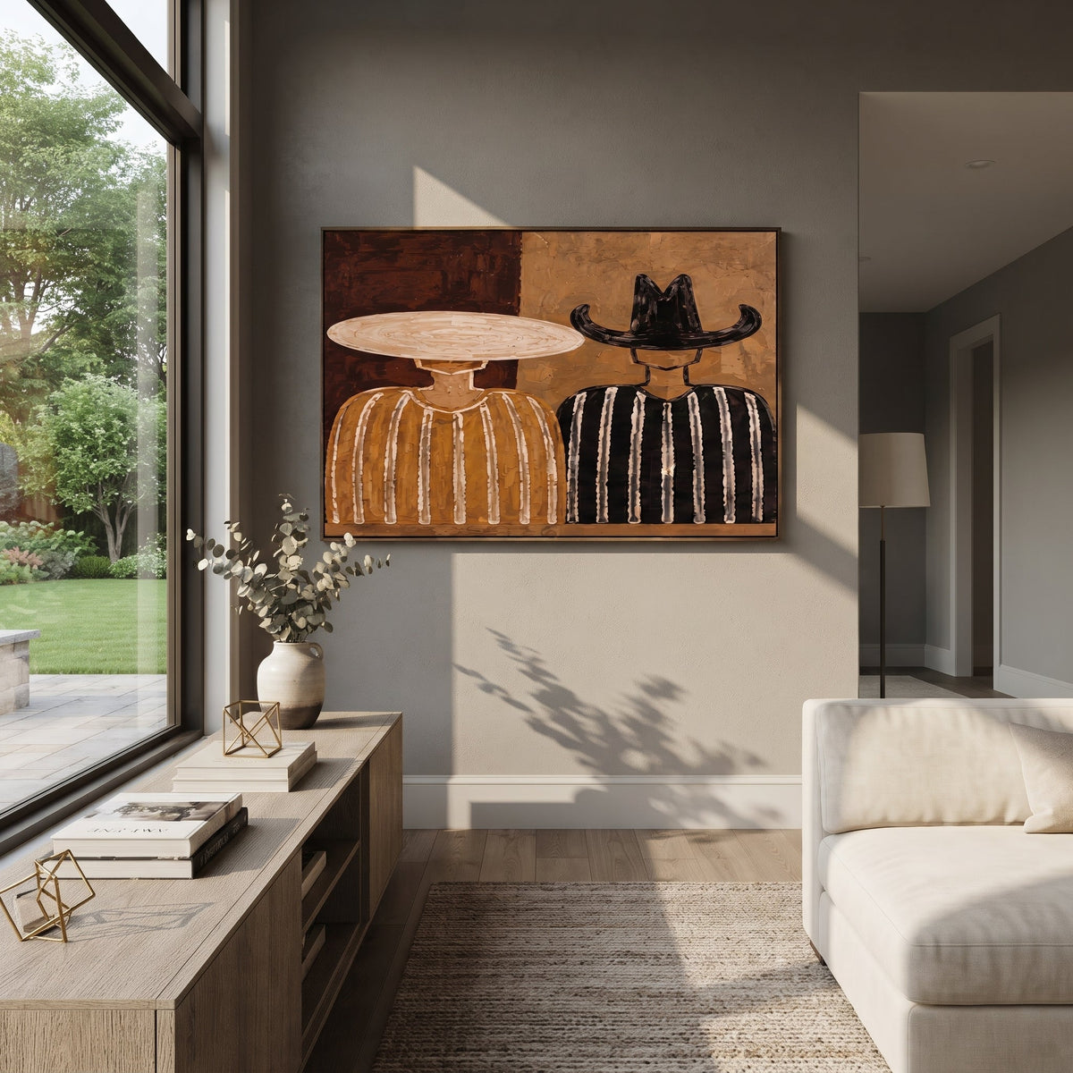 Pale Hat Meets Black - Vintage Americana wall art image 4