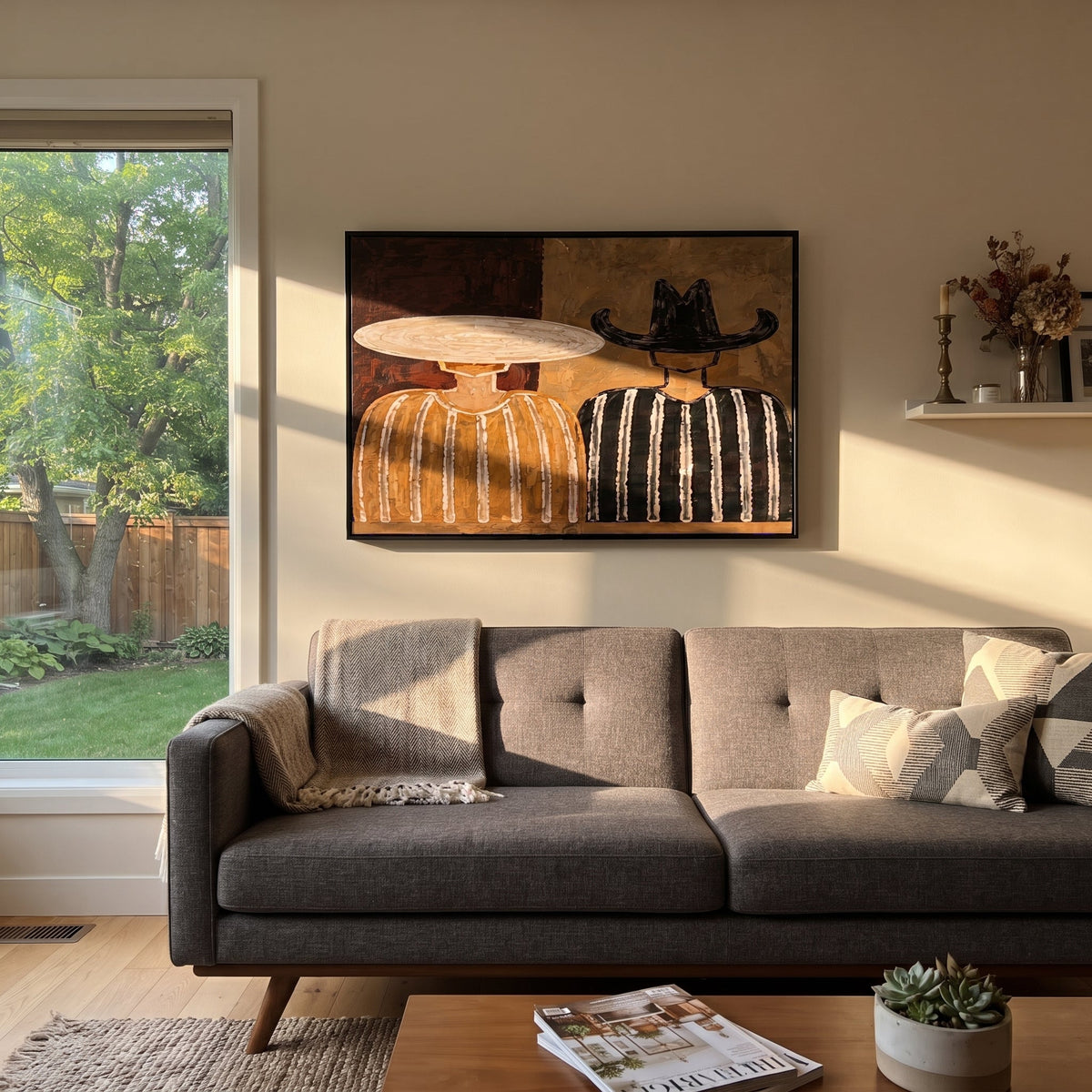 Pale Hat Meets Black - Vintage Americana wall art image 5