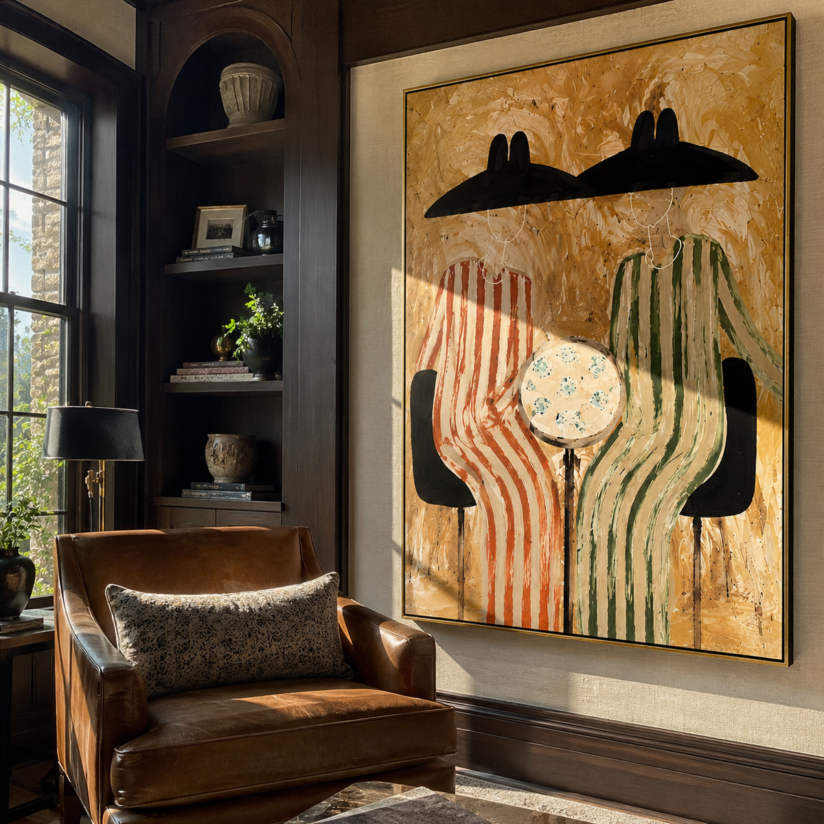 Round Table Holds Silence - Vintage Americana wall art image 4