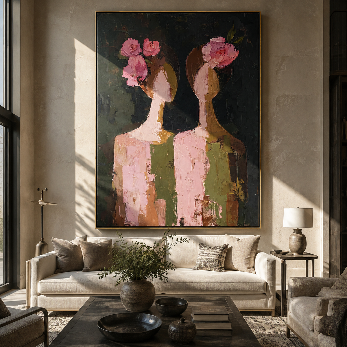 Rose Faces Turn Apart - Vintage Americana wall art image 6