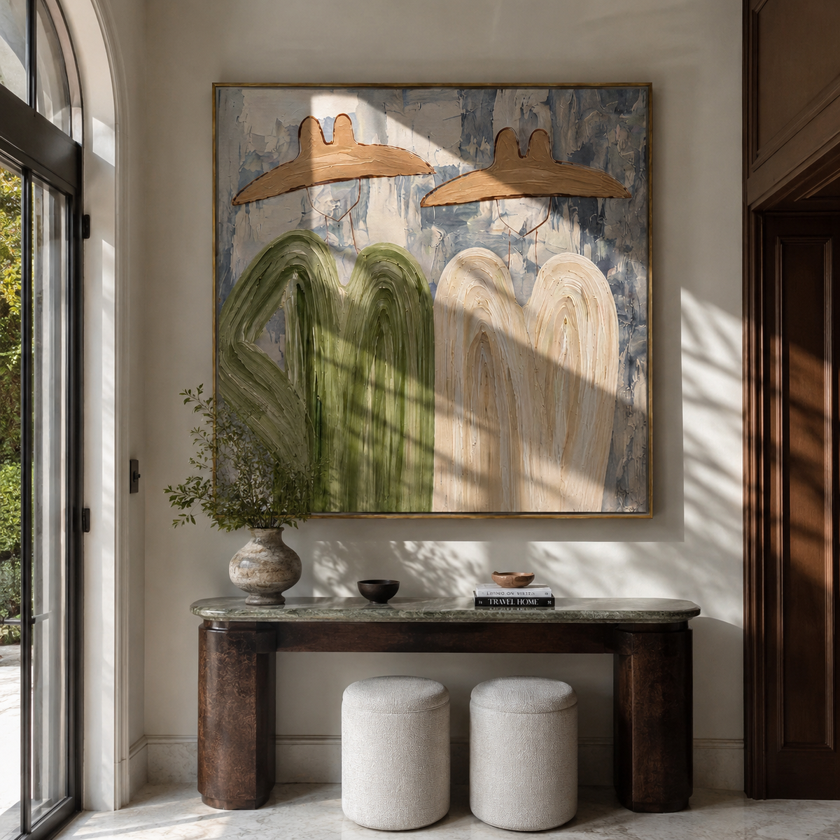 Four Forms Share Shade - Vintage Americana wall art image 6