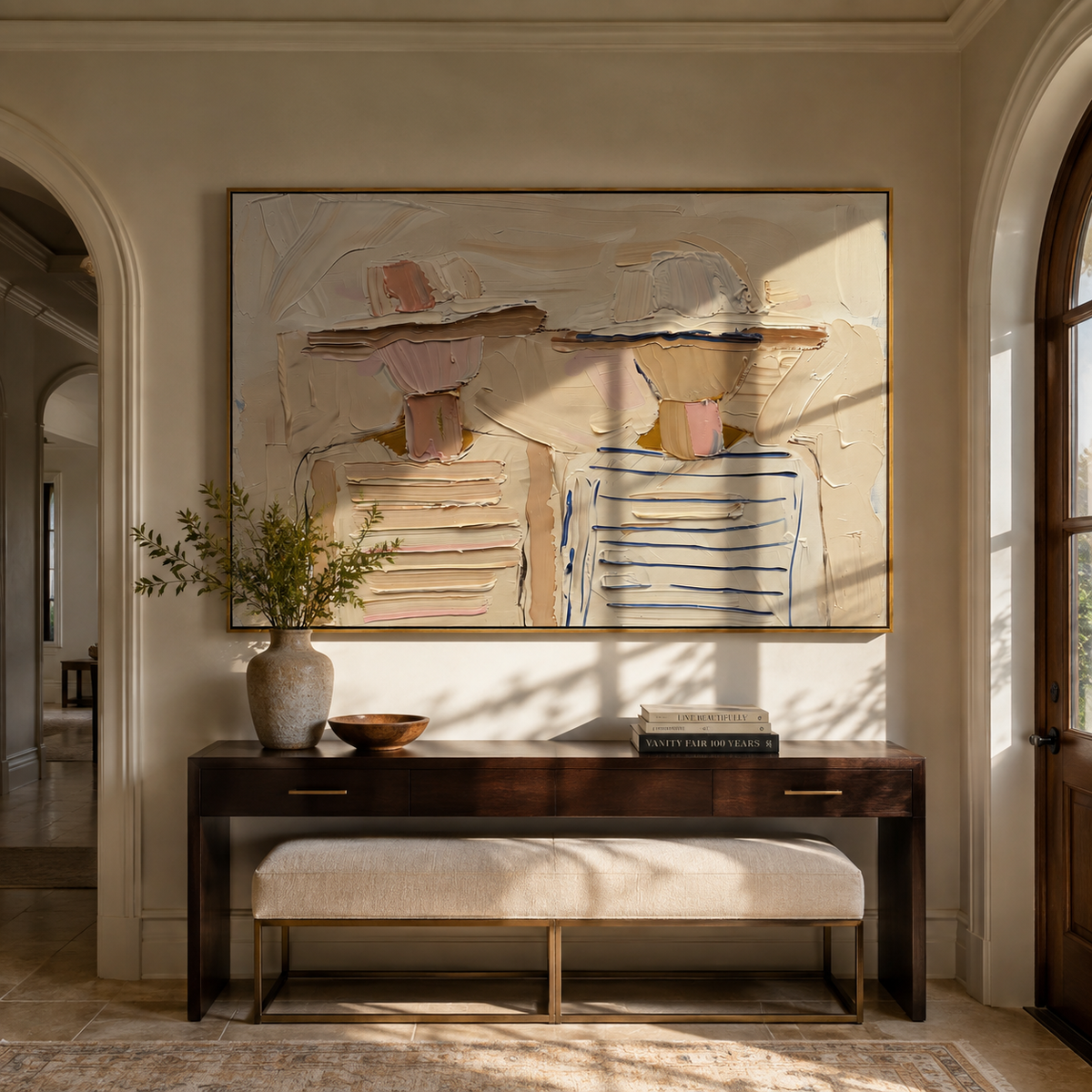 Soft Hats Hold Stripes - Vintage Americana wall art image 3