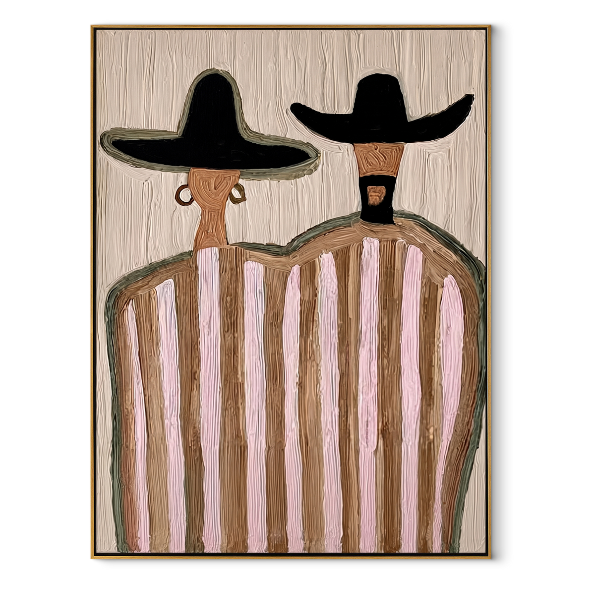 Two Hats Guard Blush - Vintage Americana wall art image 2