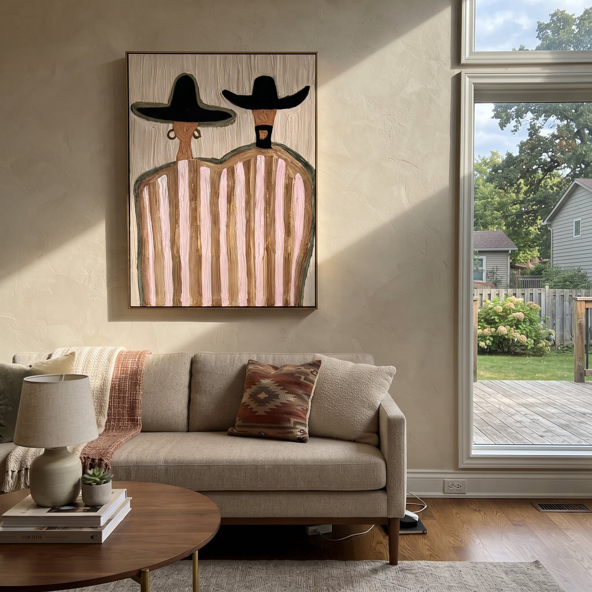 Two Hats Guard Blush - Vintage Americana wall art image 5