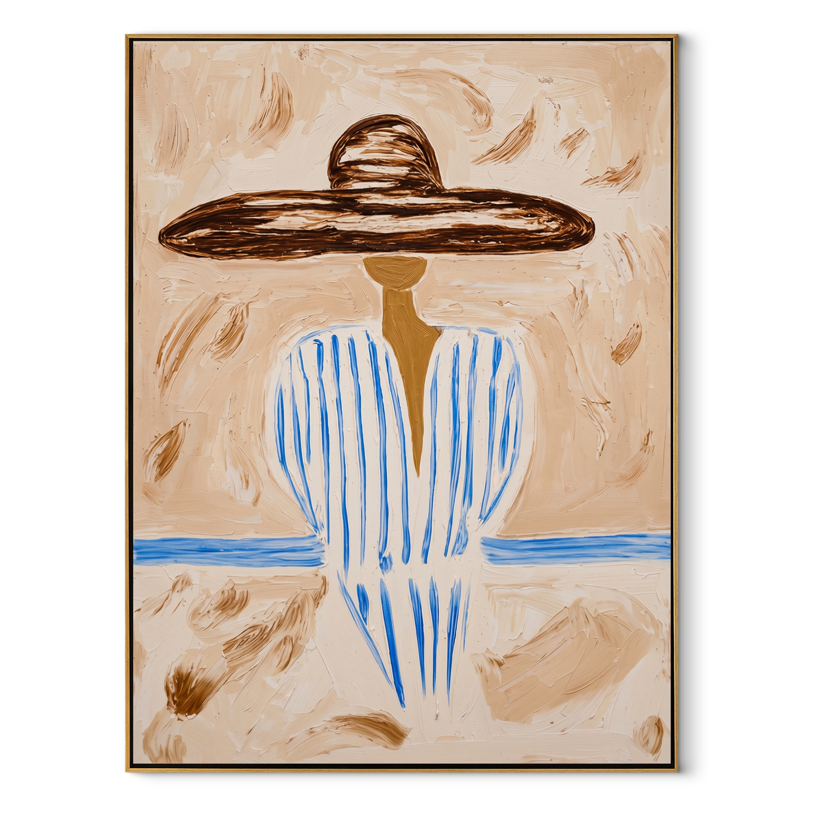 Pale Blue Holds Distance - Vintage Americana wall art image 2