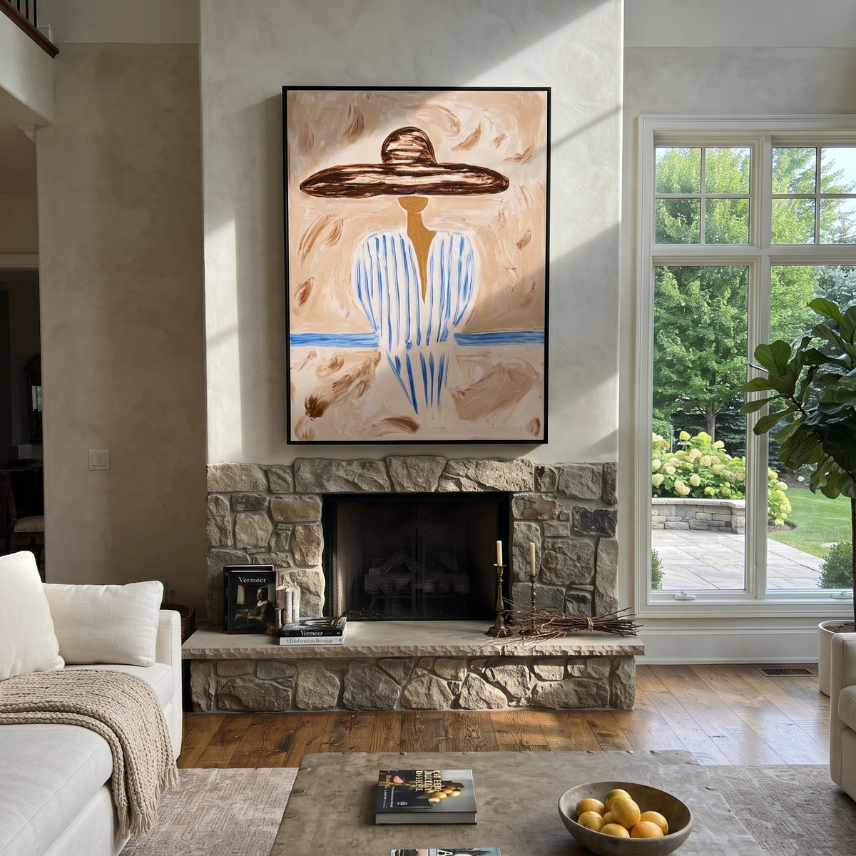 Pale Blue Holds Distance - Vintage Americana wall art image 5