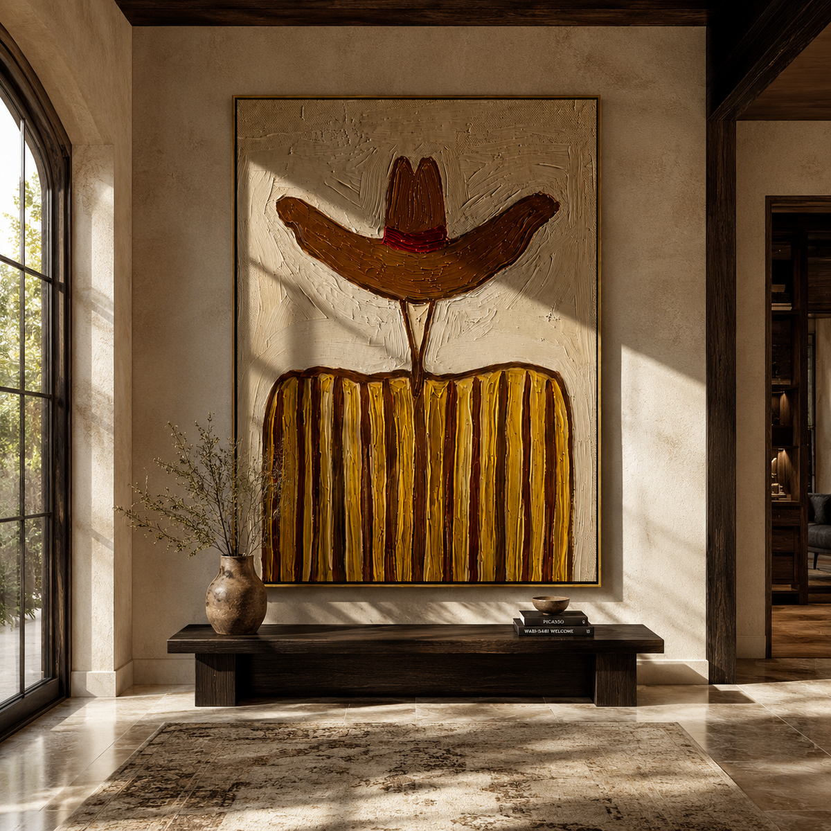 Rust Brim Guards Ochre - Vintage Americana wall art image 3