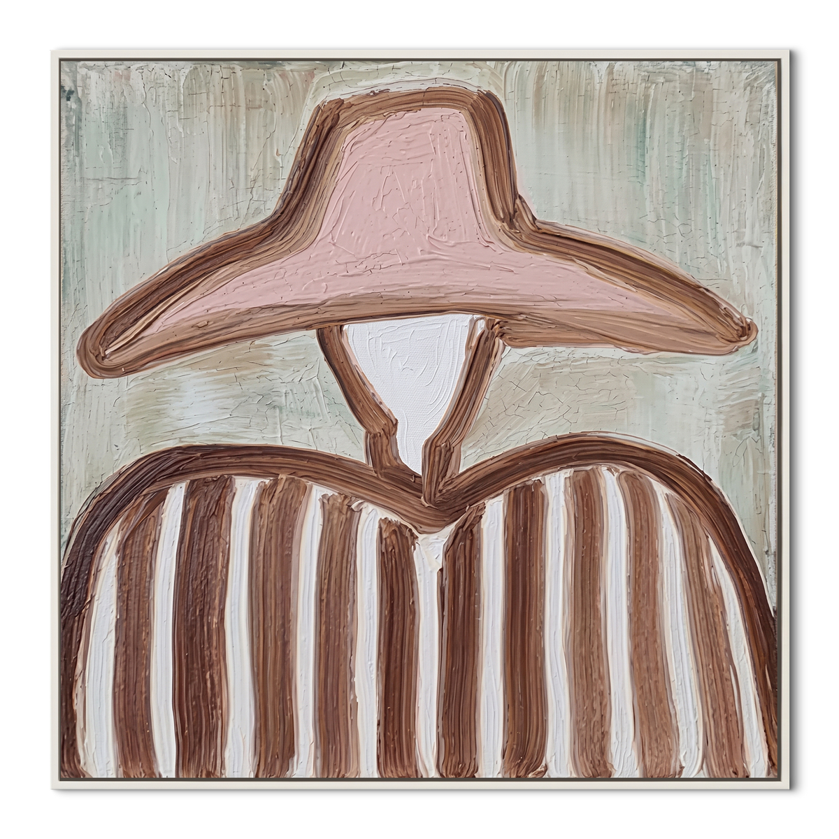 Blush Hat Meets Sage - Vintage Americana wall art image 2