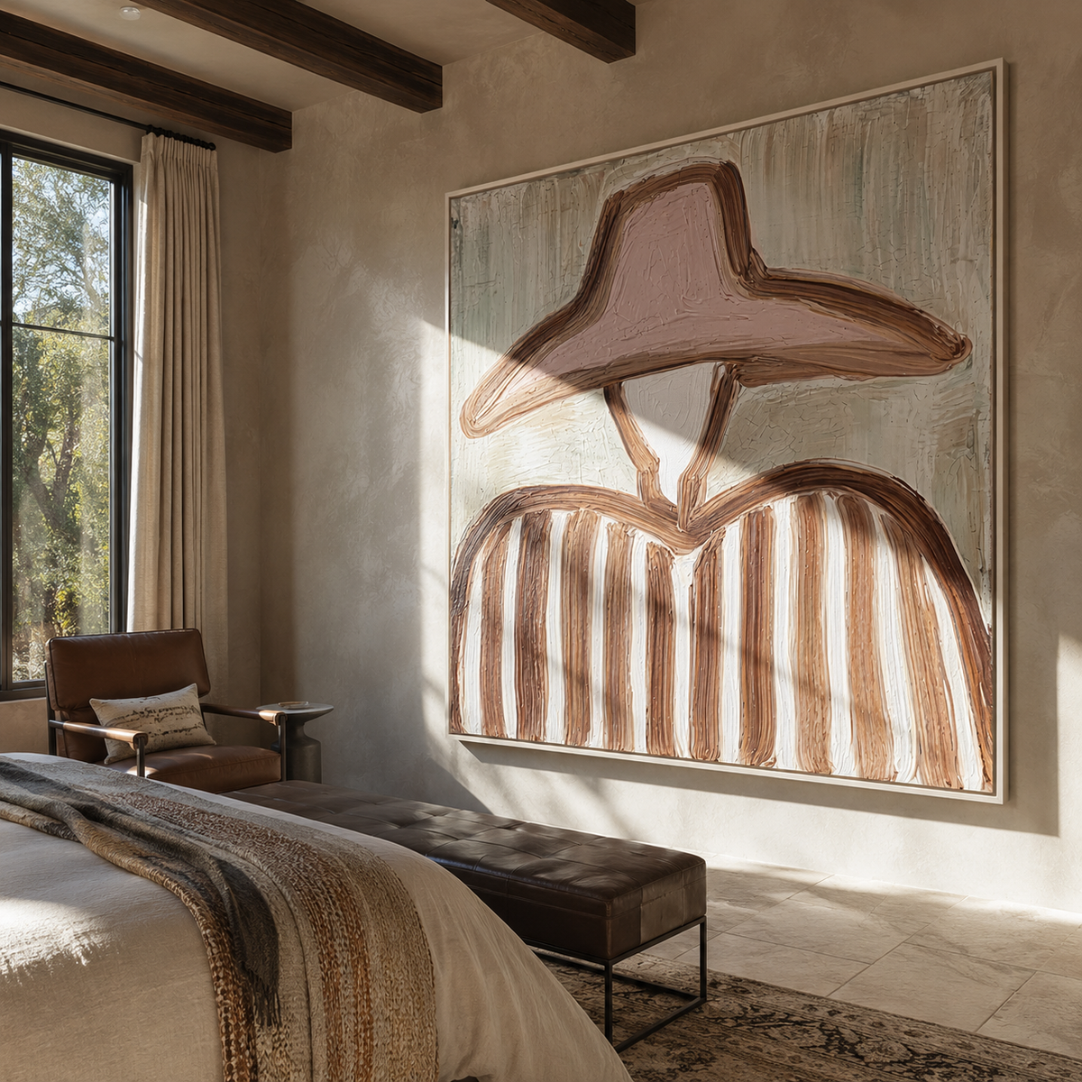 Blush Hat Meets Sage - Vintage Americana wall art image 6