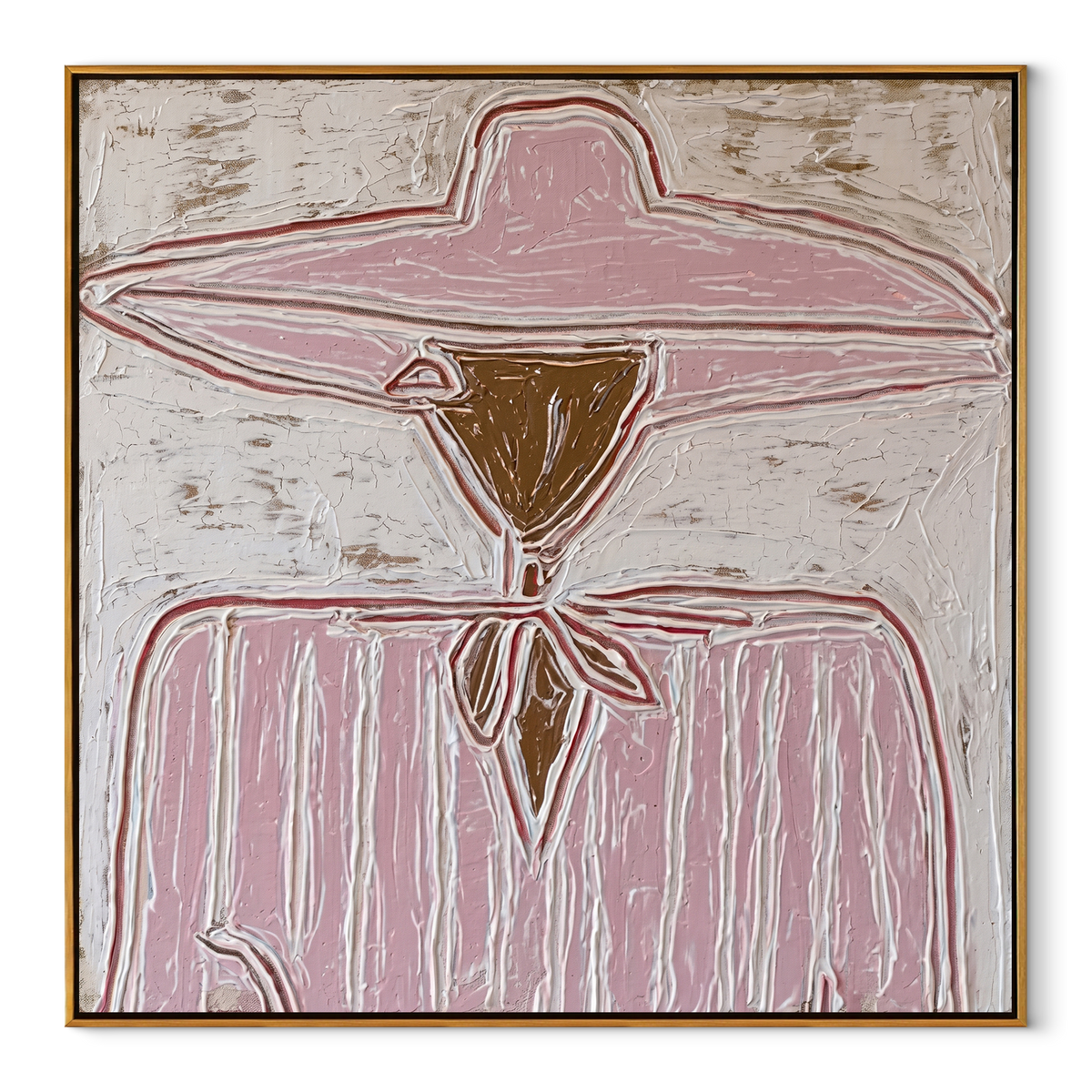 Rose Brim Ties Quietly - Vintage Americana wall art image 2
