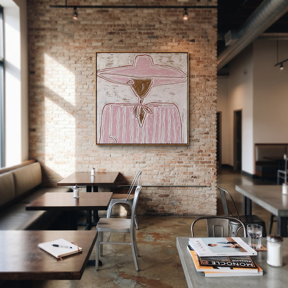 Rose Brim Ties Quietly - Vintage Americana wall art image 3