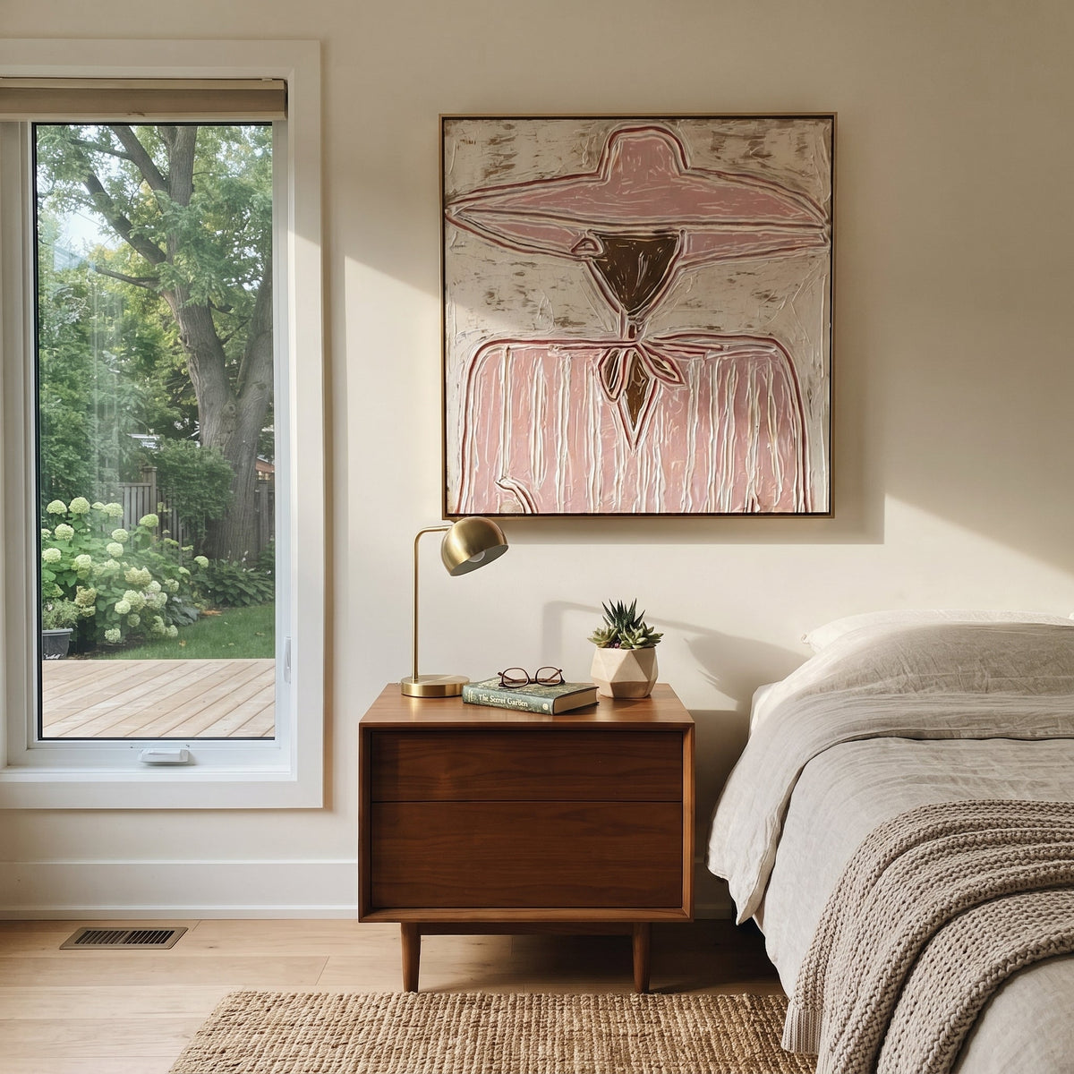 Rose Brim Ties Quietly - Vintage Americana wall art image 6