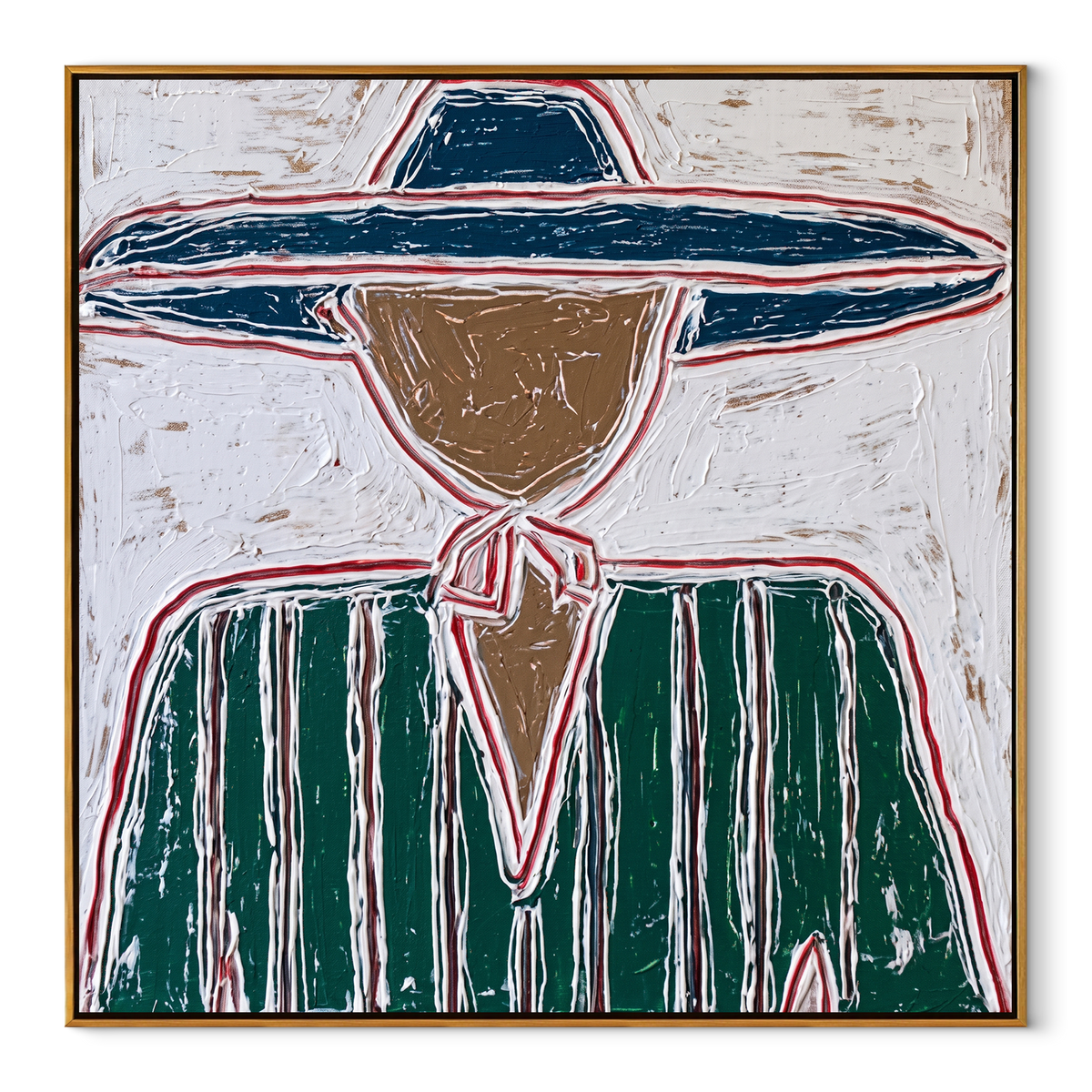 Navy Brim Frames Green - Vintage Americana wall art image 2