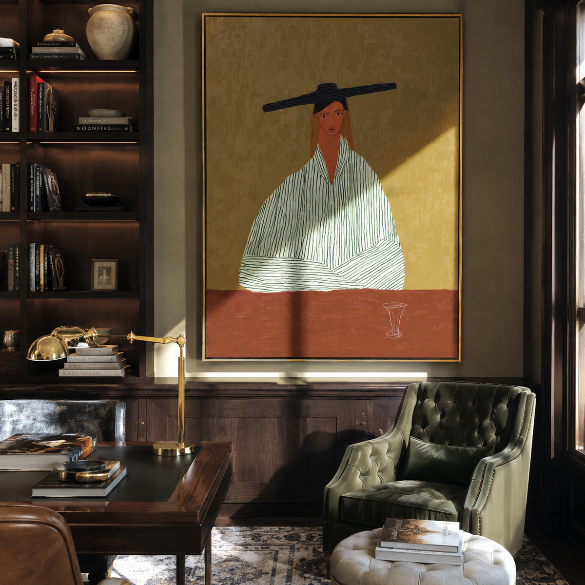 Black Bar Watches Wine - Vintage Americana wall art image 3