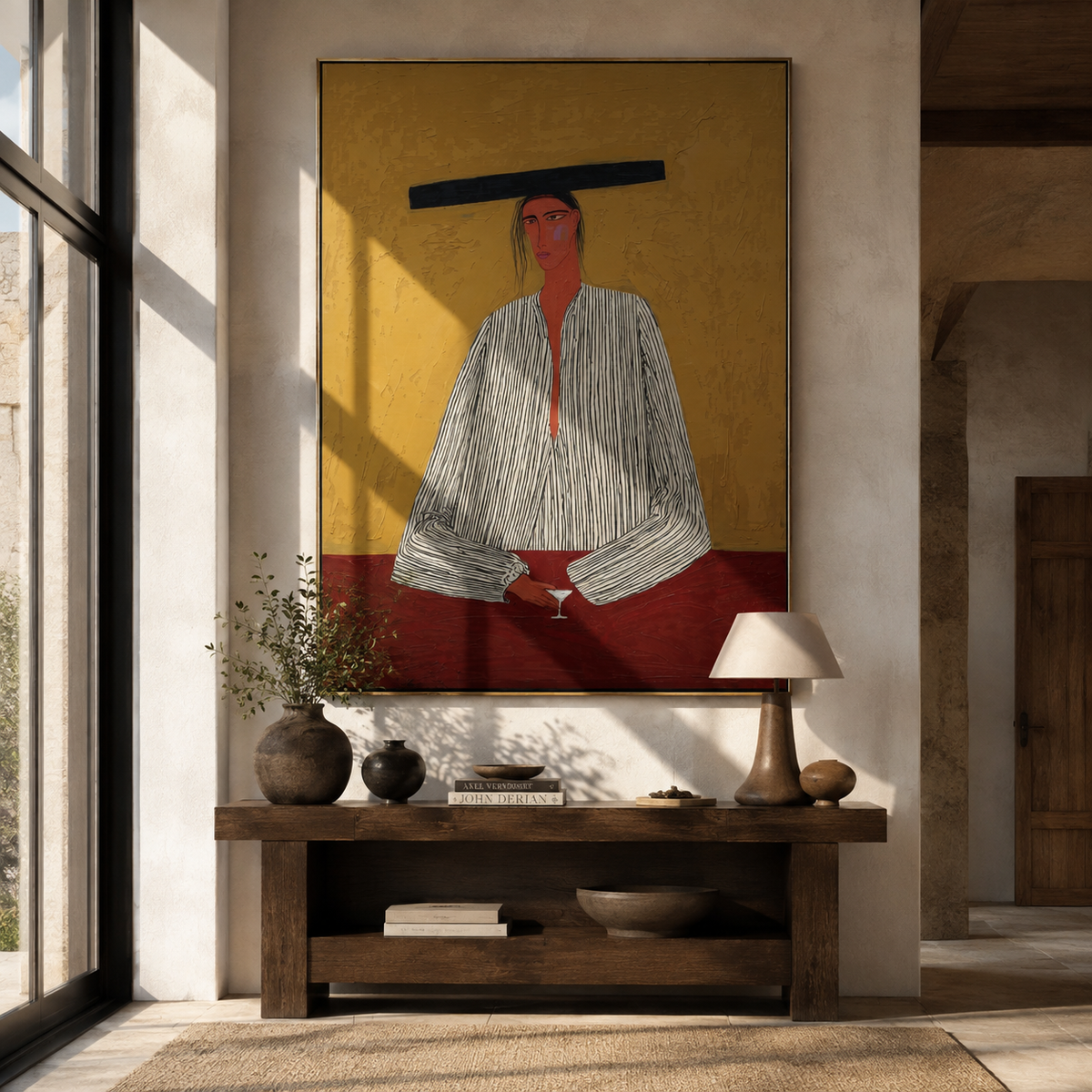 Flat Brim Guards Merlot - Vintage Americana wall art image 3