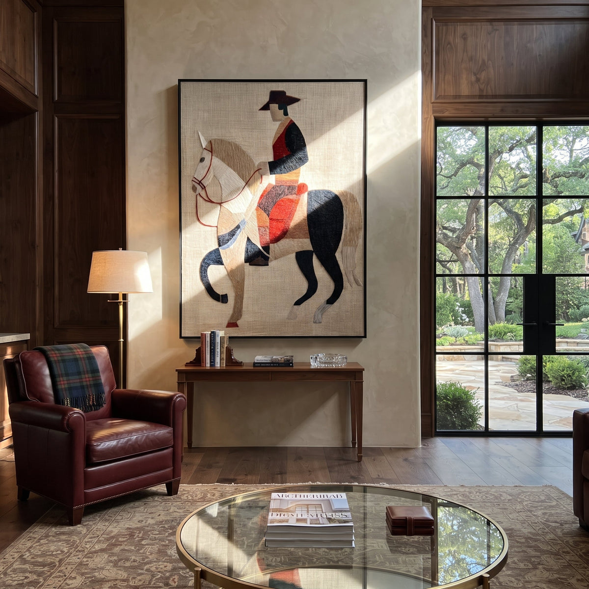 Pale Horse Crosses Silence - Vintage Americana wall art image 3