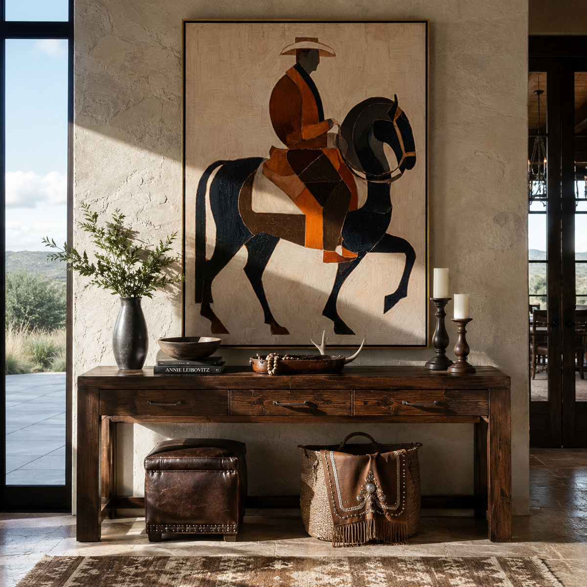 Amber Rider Lifts Black - Vintage Americana wall art image 4