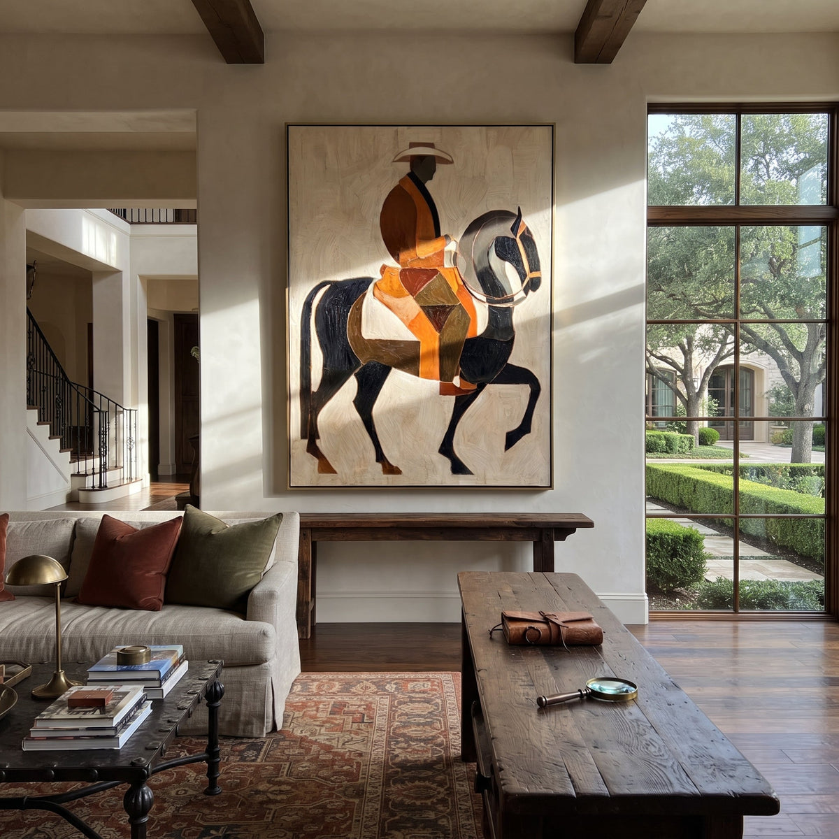 Amber Rider Lifts Black - Vintage Americana wall art image 5