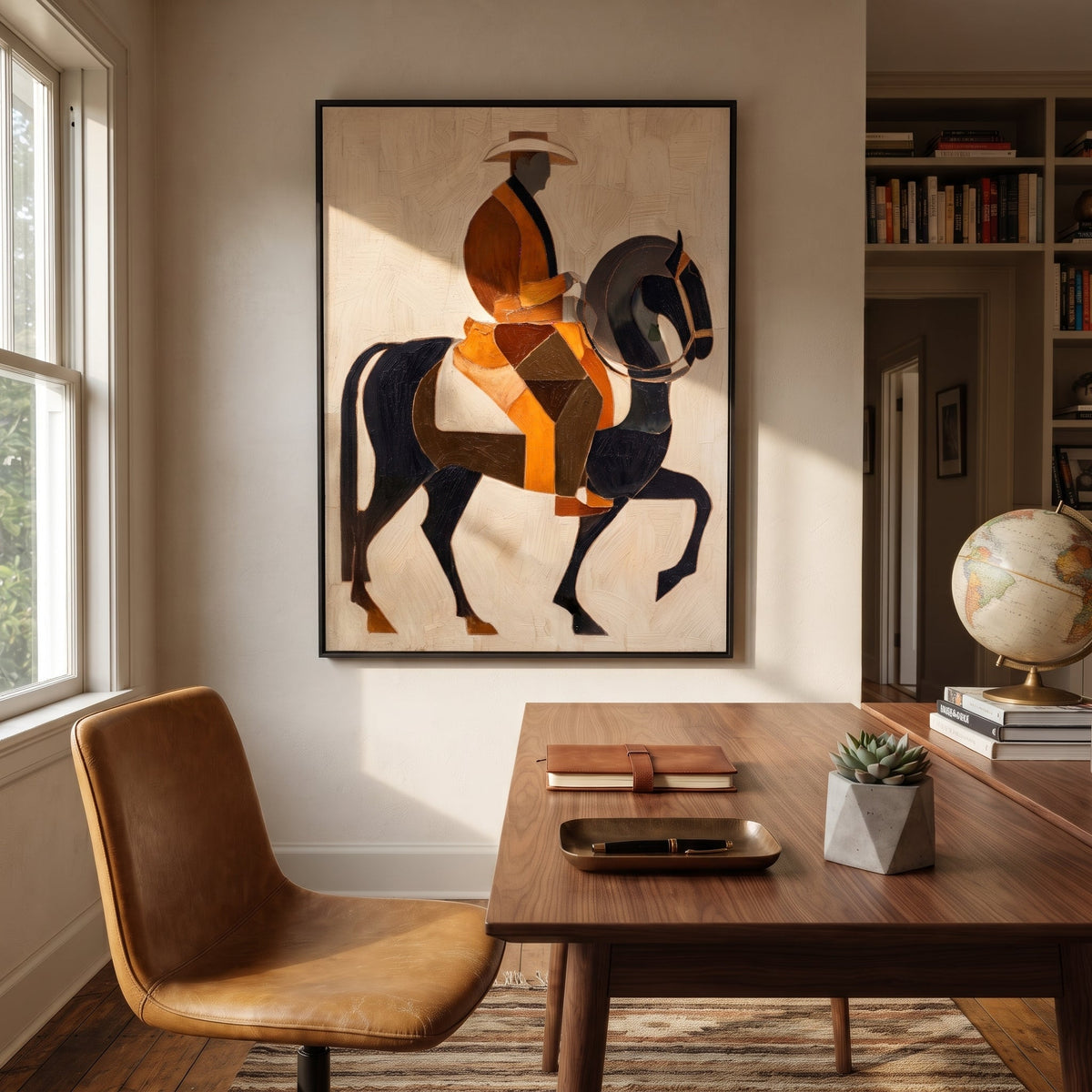 Amber Rider Lifts Black - Vintage Americana wall art image 6