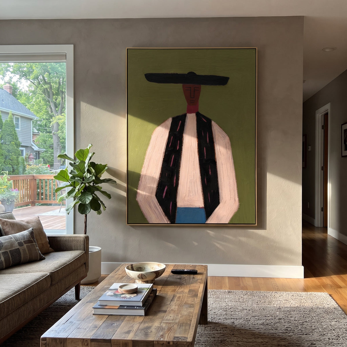 Black Bar Meets Linen - Vintage Americana wall art image 3