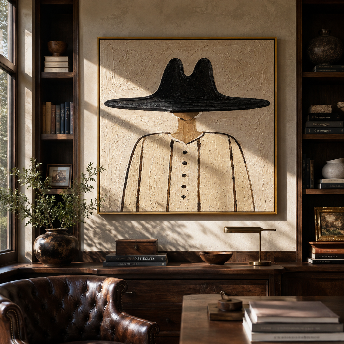 Black Peak Grounds Linen - Vintage Americana wall art image 6