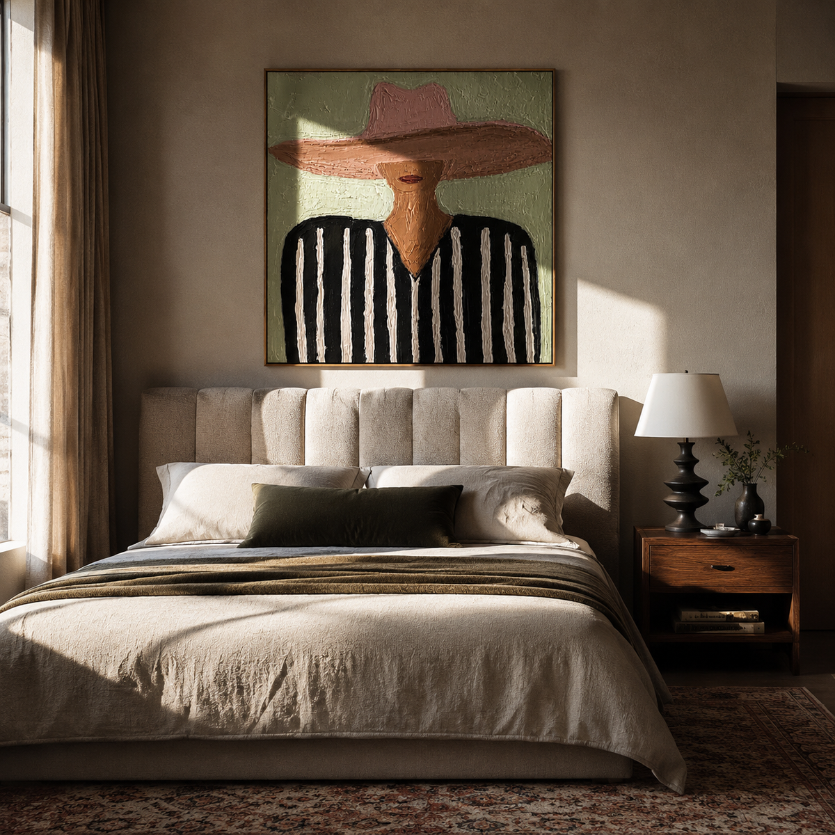 Blush Brim Crosses Black - Vintage Americana wall art image 6